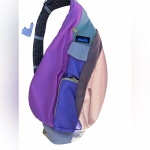 Kavu Paradise Ice Rope Sling Bag in Purple and pink NWT